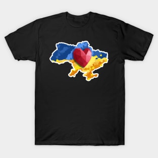 UA heart crystal T-Shirt